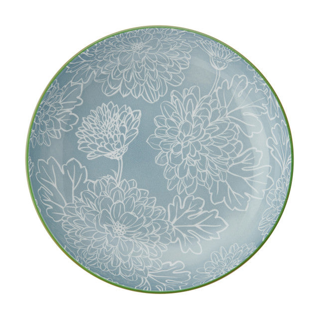 MK LEAF PRINT AND GEOMETRIC BOWL 21CM