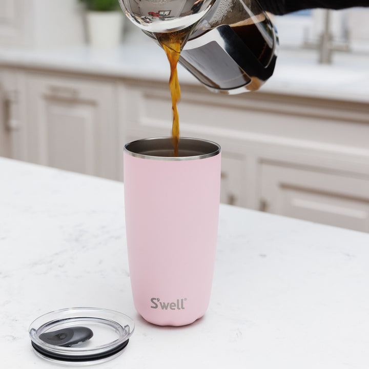 S'well Pink Topaz Tumbler with Lid, 530ml