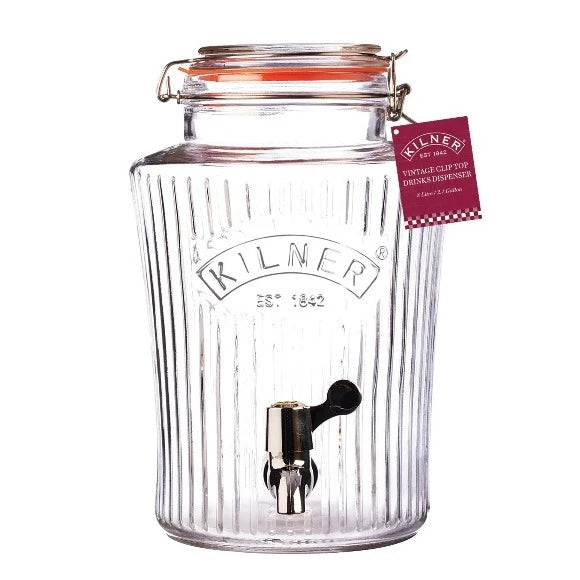 Kilner Clip Top Vintage Drinks Dispenser 5 Litre