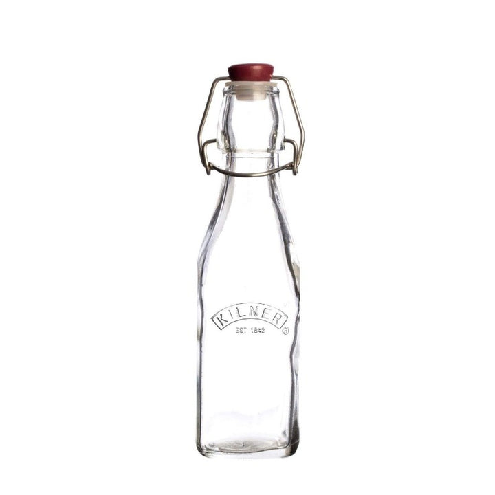 Kilner Clip Top Square Bottle 0.25 Litre