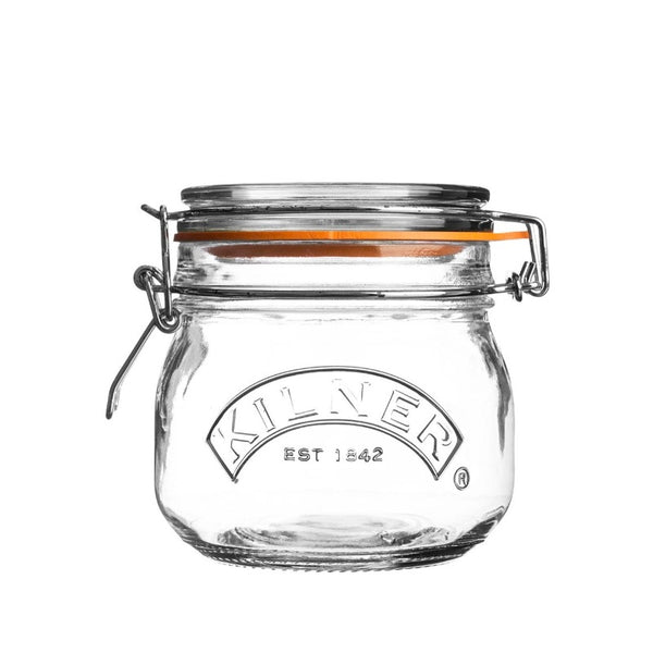 Kilner Clip Top Glass Round Storage Jar 0.5 L
