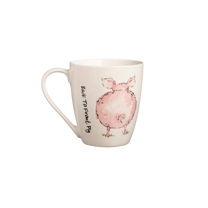 Price & Kensington Back To Front Pig Fine China Mug 35cl