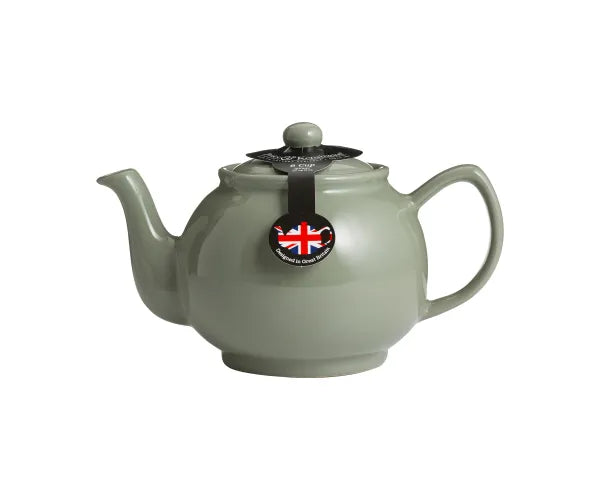 Sage 6 Cup Ceramic Teapot