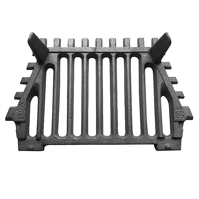 Heavy Duty Cast Iron Queenstar 18 Inch Fire Grate with 2 Legs