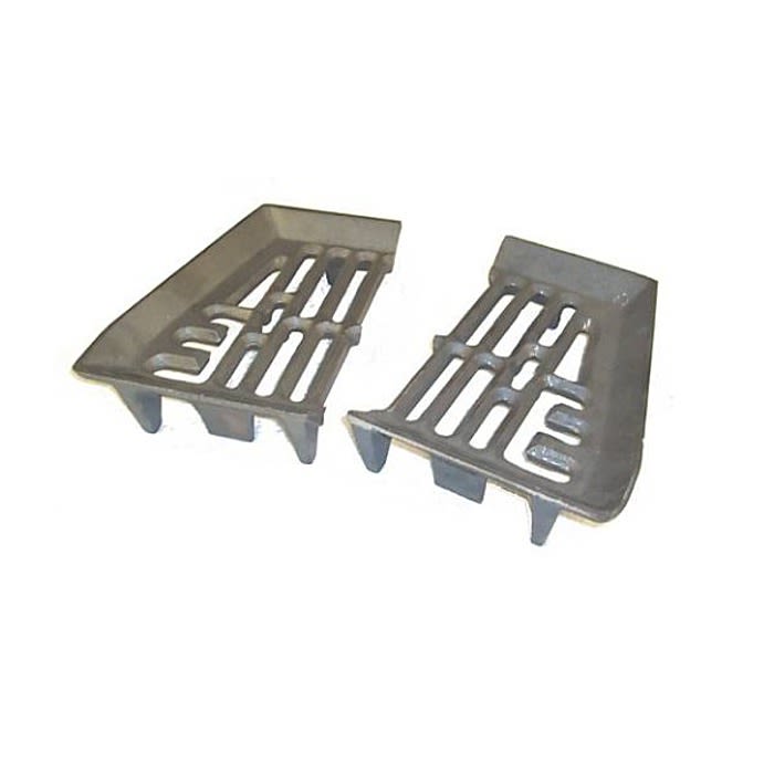 Heavy Duty Cast Iron Baxi Burnall Fire Basket 16 Inch 2 Piece Fire Grate