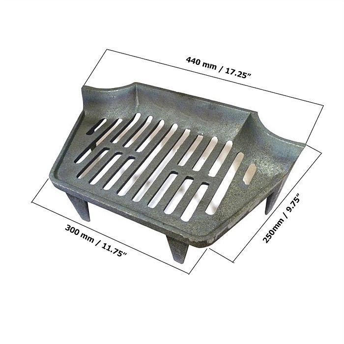 Heavy Duty Cast Iron Classic 18 Inch Fire Grate with Legs