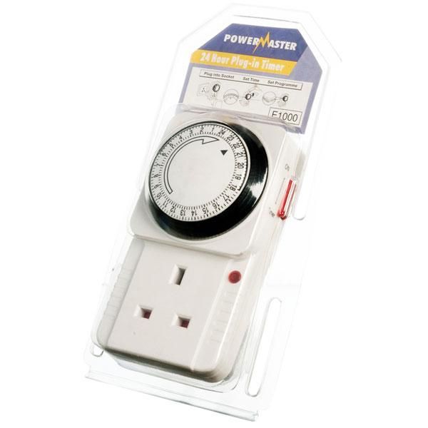PowerMaster 24 Hour Plug-In Timer