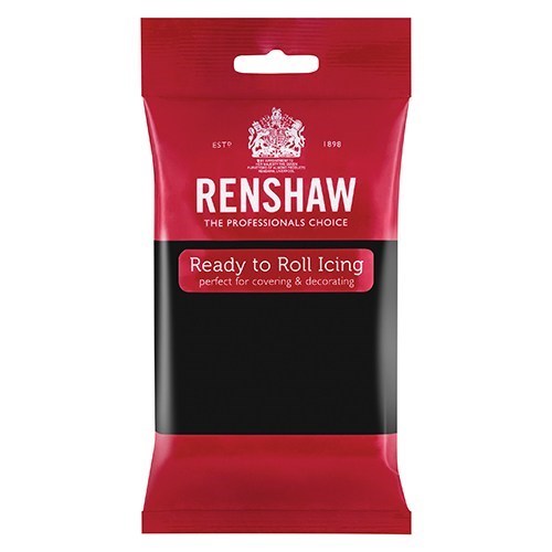 Renshaw Professional Sugar Paste - Black 250g