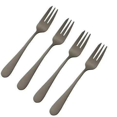 Viners Grey 4 Piece Pastry Fork Set Giftbox