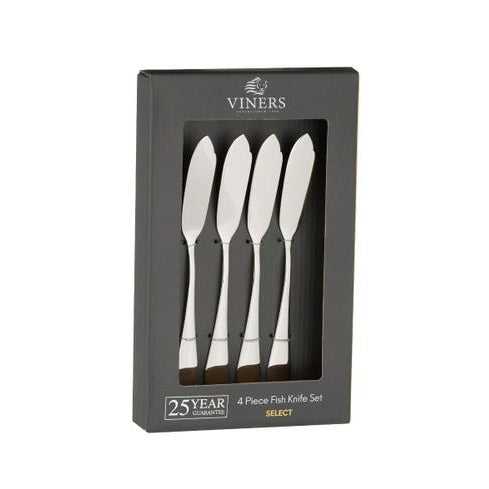 Viners 4 Piece Fish Knife Set