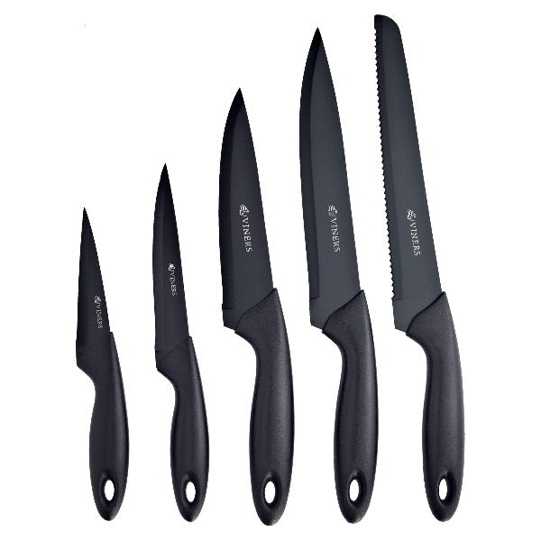 Viners 6 piece Silhouette Knife Block Set