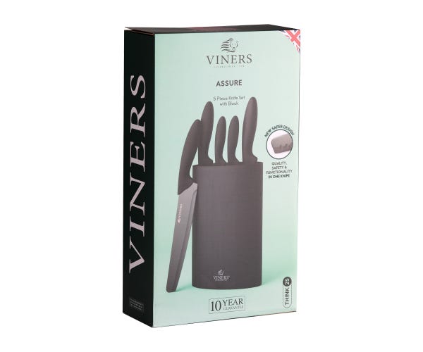 Assure 6 Piece Knife Block Set