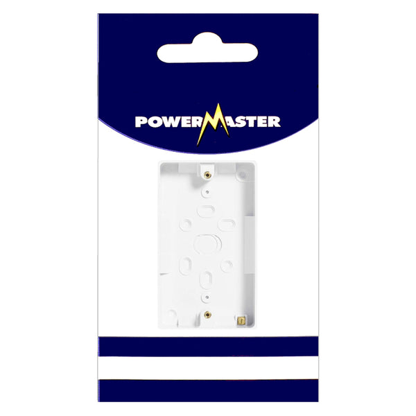 Powermaster Electrical 2 Gang Pattress Box