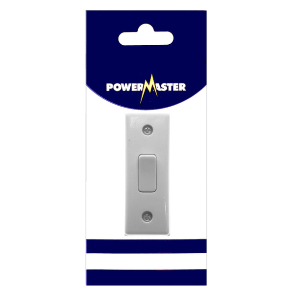 Powermaster Electrical 1 Gang Architrave Light Switch with Box