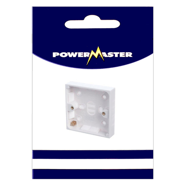 Powermaster Electrical 1 Gang 16mm Switch Box