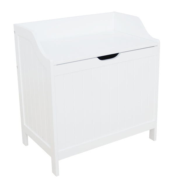 White Colonial Monks Laundry Storage