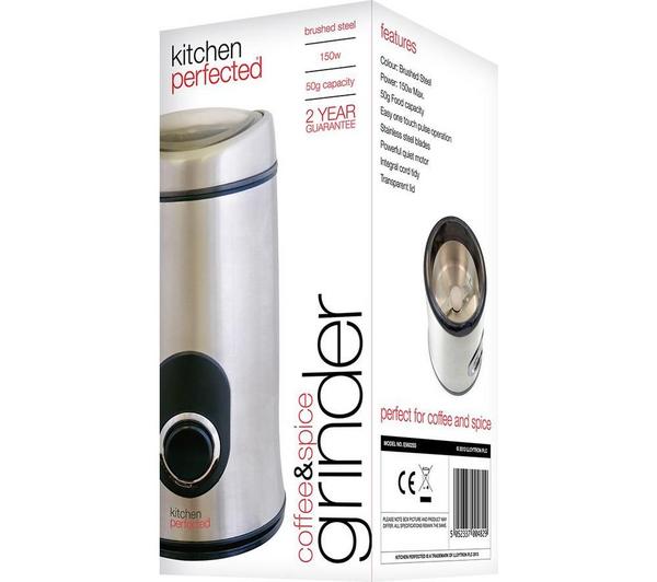 KITCHEN Perfected Coffee Grinder - Brushed Steel