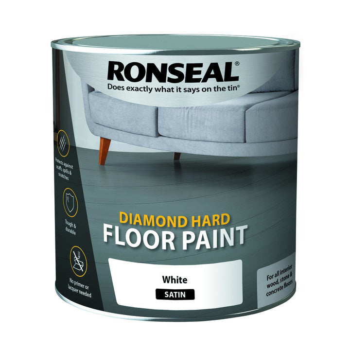 Ronseal Diamond Hard Floor Paint 2.5l - White