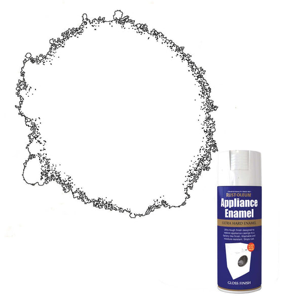Rust-Oleum Appliance Enamel Spray Paint 400ML - White