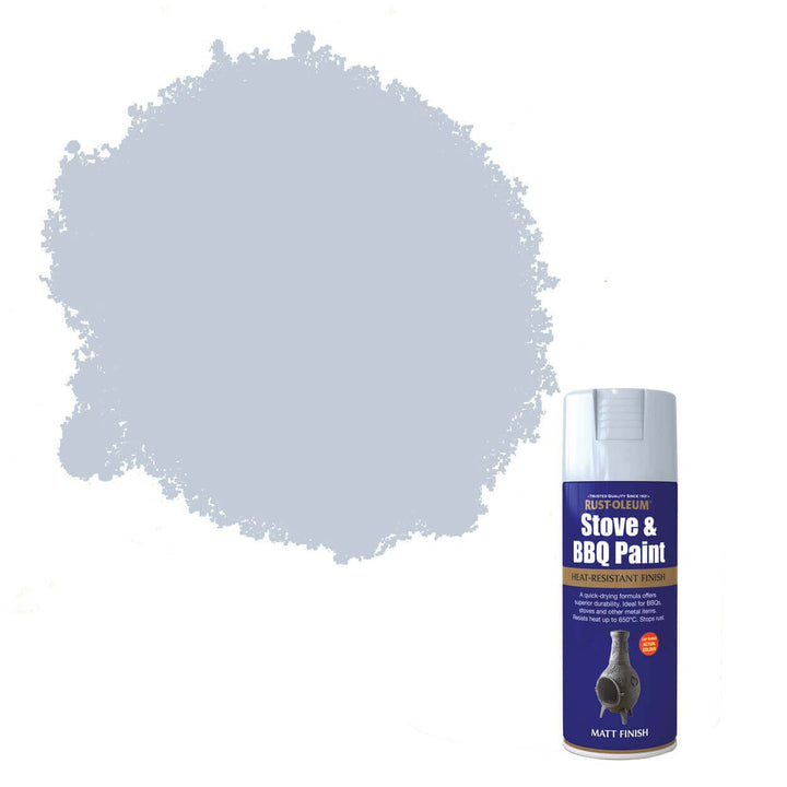 Rust-Oleum Stove & BBQ Spray Paint 400ML - Silver