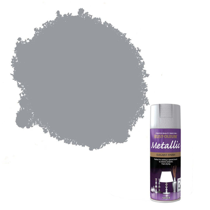 Rust-Oleum Metallic Spray Paint 400ML - Silver