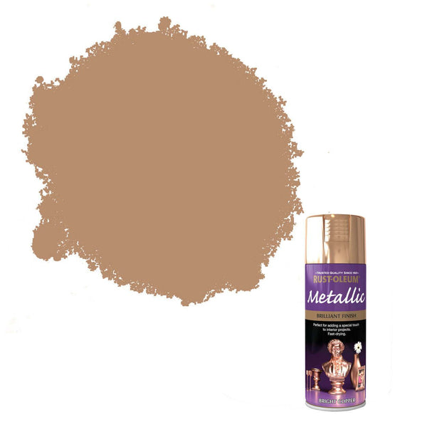 Rust-Oleum Metallic Spray Paint 400ML - Bright Copper