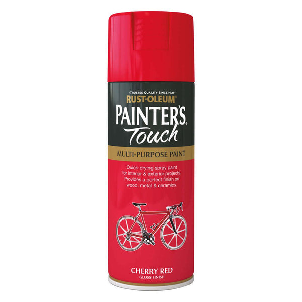 Painters Touch Multi-Purpose Spray Paint 400Ml - Cherry Red