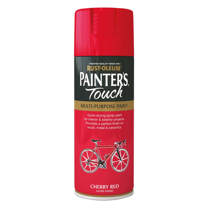 Painters Touch Multi-Purpose Spray Paint 400Ml - Cherry Red