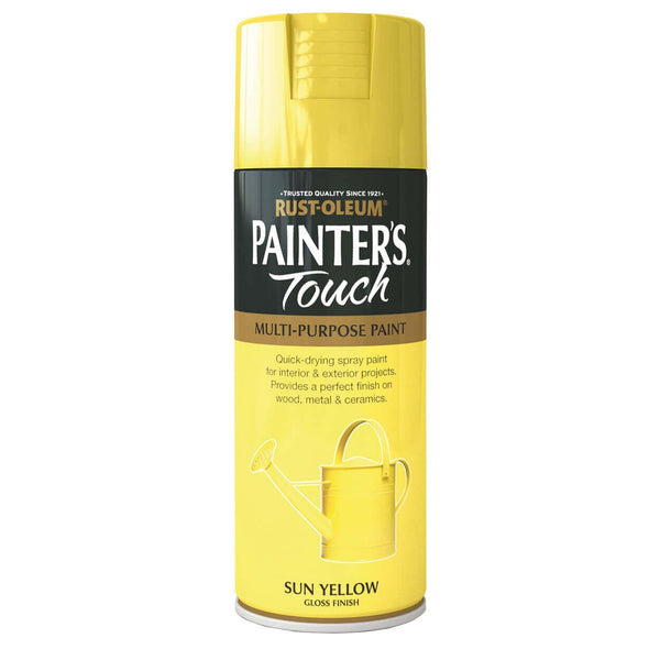 Painters Touch Multi-Purpose Spray Paint 400Ml - Sun Yellow
