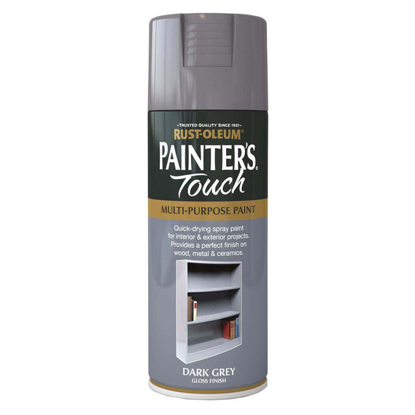 Painters Touch Multi-Purpose Spray Paint 400Ml - Dark Grey