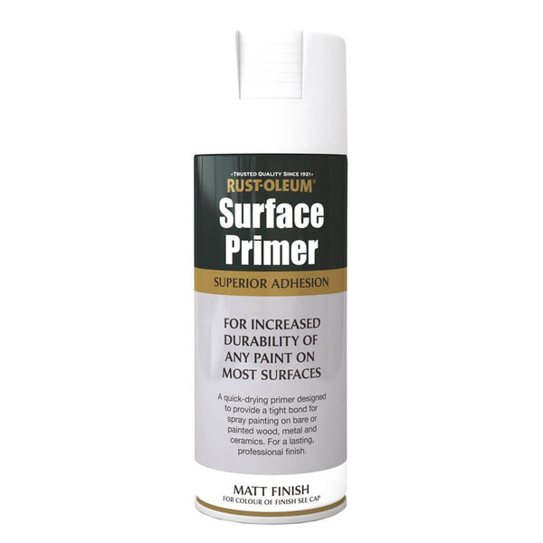 Rust-Oleum Plastic Primer 400ML - White Matt