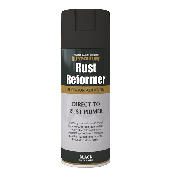 Rust-Oleum Rust Reformer 400ML - Black Matt