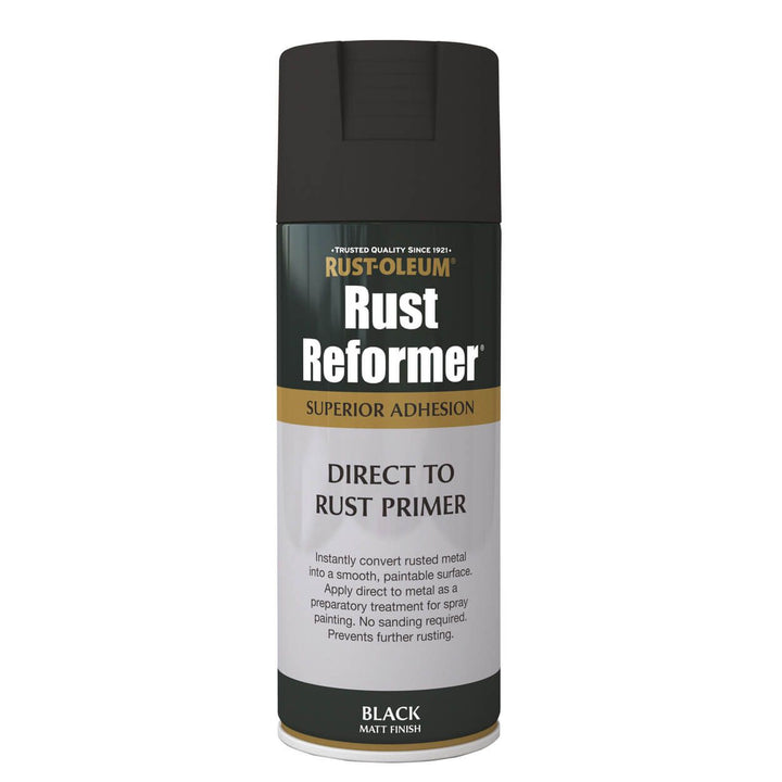Rust-Oleum Rust Reformer 400ML - Black Matt