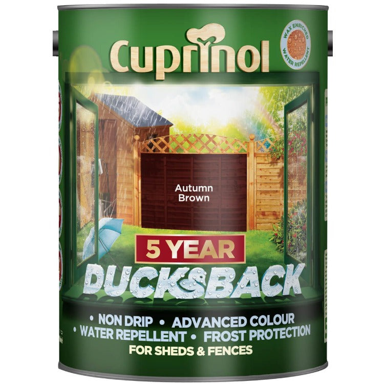 Cuprinol Ducksback Autumn Brown 5L