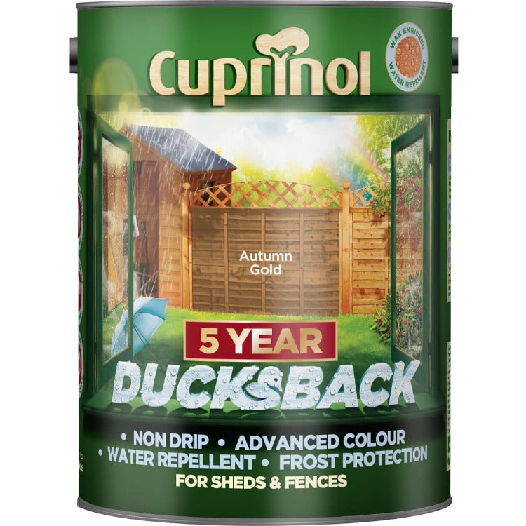 Cuprinol Ducksback Autumn Gold 5L