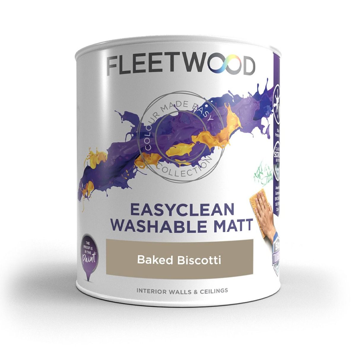 Fleetwood Easyclean Washable Matt Baked Biscotti Smyth's Homevalue