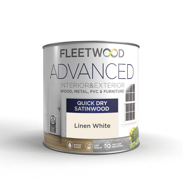 Copy of Fleetwood Advanced Satinwood Quick Dry - Linen White 750ml