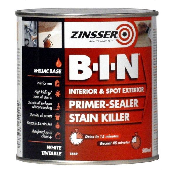 Zinsser B-I-N Ultimate primer, sealer and stain killer paint