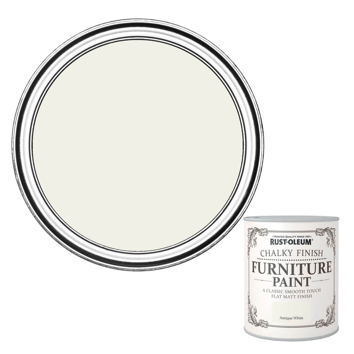 RustOleum Chalky Finish Furniture Paint Antique White Smyth's Homevalue