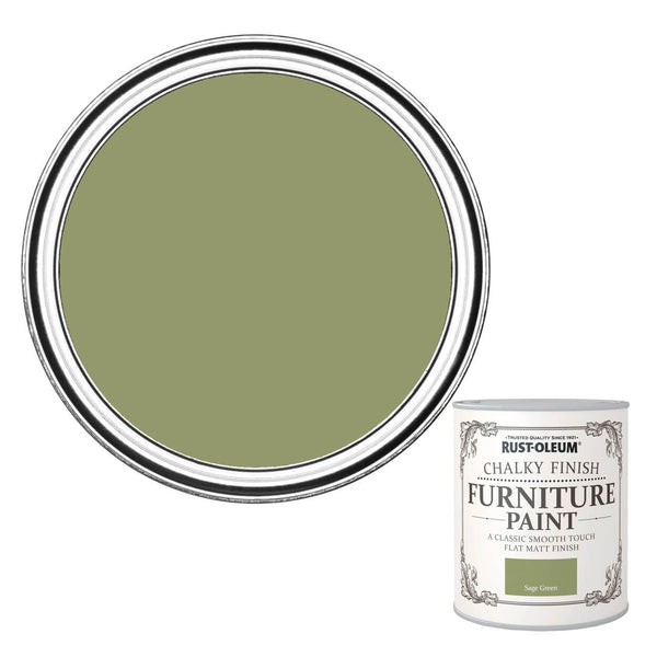 Rust-Oleum Chalky Finish Furniture Paint - Sage Green