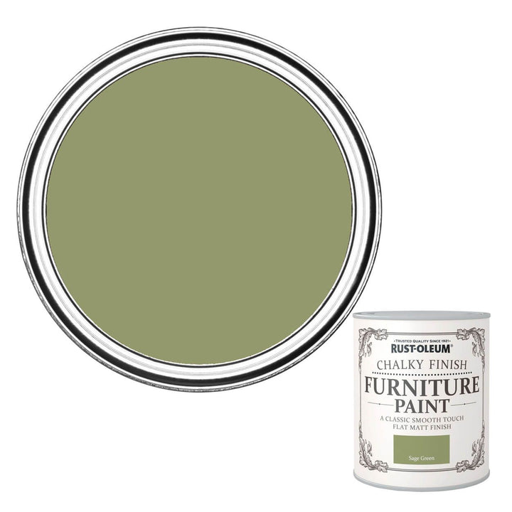 Rust-Oleum Chalky Finish Furniture Paint - Sage Green