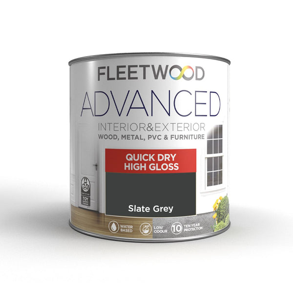 Fleetwood Advanced Gloss Quick Dry - Slate Grey 750ml