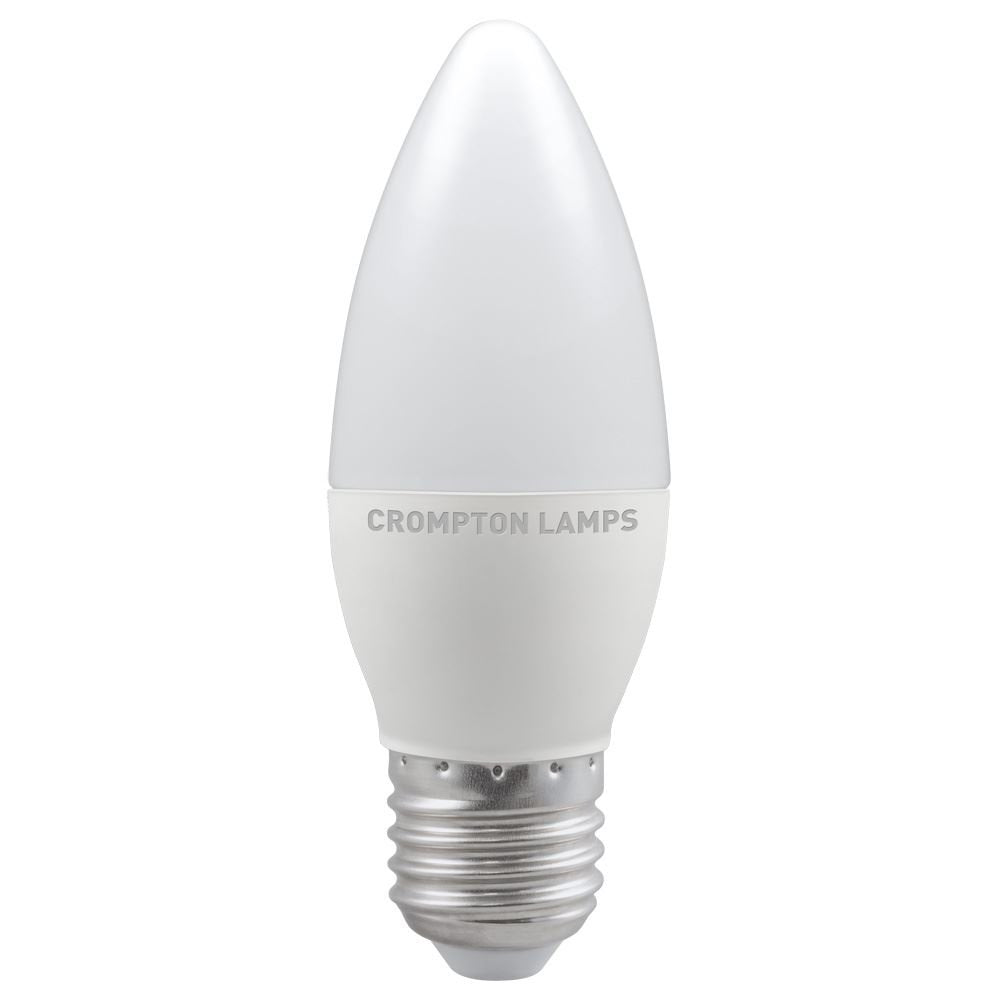 Crompton 5.5W LED Candle ES-E27 Warm White Light Bulb