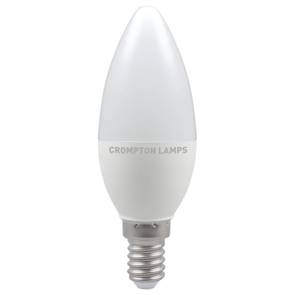 Crompton 5.5W LED Candle SES-E14 Cool White Light Bulb