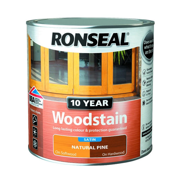 Ronseal 10 Year Woodstain - Natural Pine