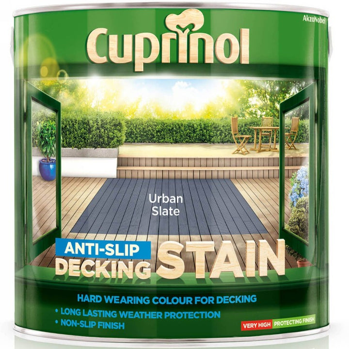 Cuprinol Anti-Slip Decking Urban Slate 2.5L