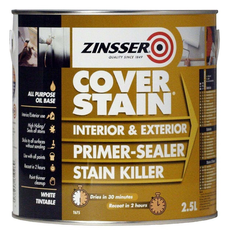 Zinsser COVER STAIN® All-purpose solvent-based, stain-killing, primer-sealer paint