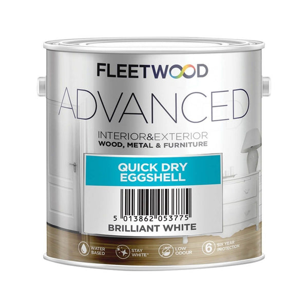Fleetwood Advanced Eggshell Quick Dry - Brilliant White