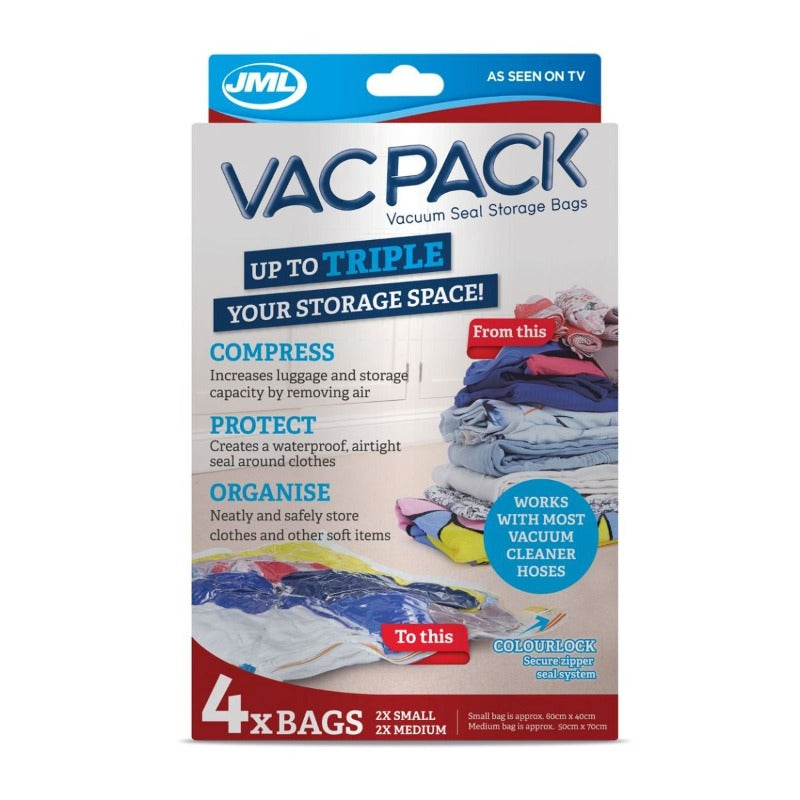 Vac Pack Replacement Bags Small X 2 + Medium + 2