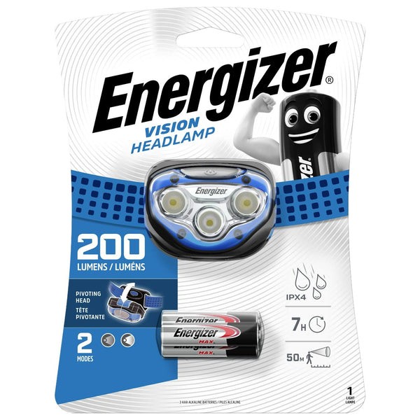 Energizer Vision LED Headlamp 200 Lumen